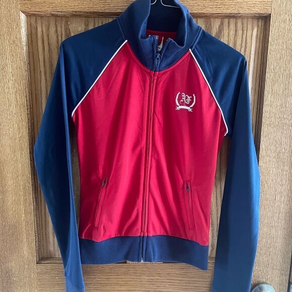 Abercrombie & Fitch Small Red & Navy Jacket - Picture 1 of 6